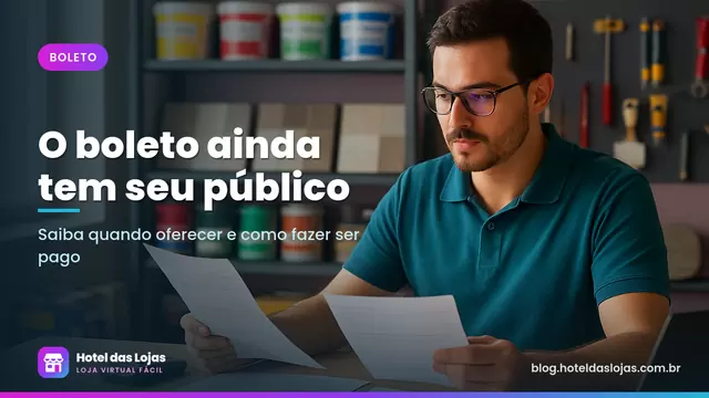 Funcionária de loja de materiais de construção conferindo documentos de pedido no escritório