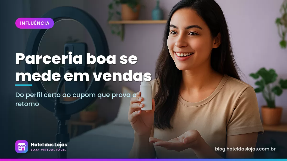 Criadora de conteúdo gravando vídeo com o celular enquanto mostra um produto de cuidados com a pele