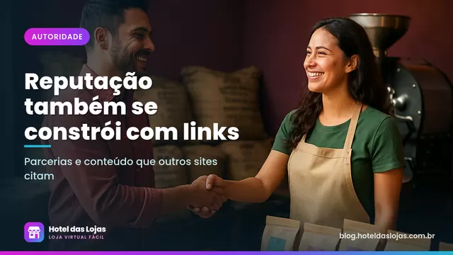 Dois empreendedores fecham parceria em uma torrefação de café, com sacas e torrador ao fundo