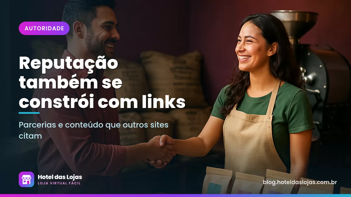 Dois empreendedores fecham parceria em uma torrefação de café, com sacas e torrador ao fundo