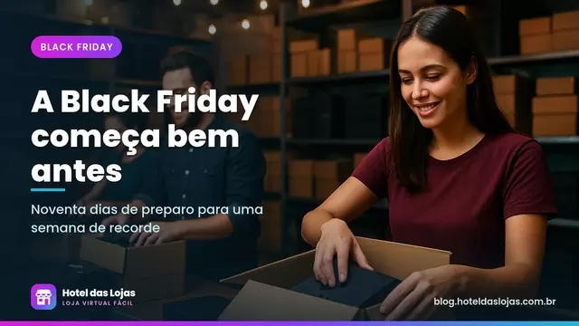Equipe de três pessoas embala muitos pedidos em caixas à noite, em estoque com prateleiras cheias