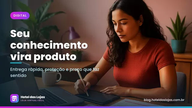 Designer em home office trabalhando no notebook e no tablet com folhas de planner impressas sobre a mesa